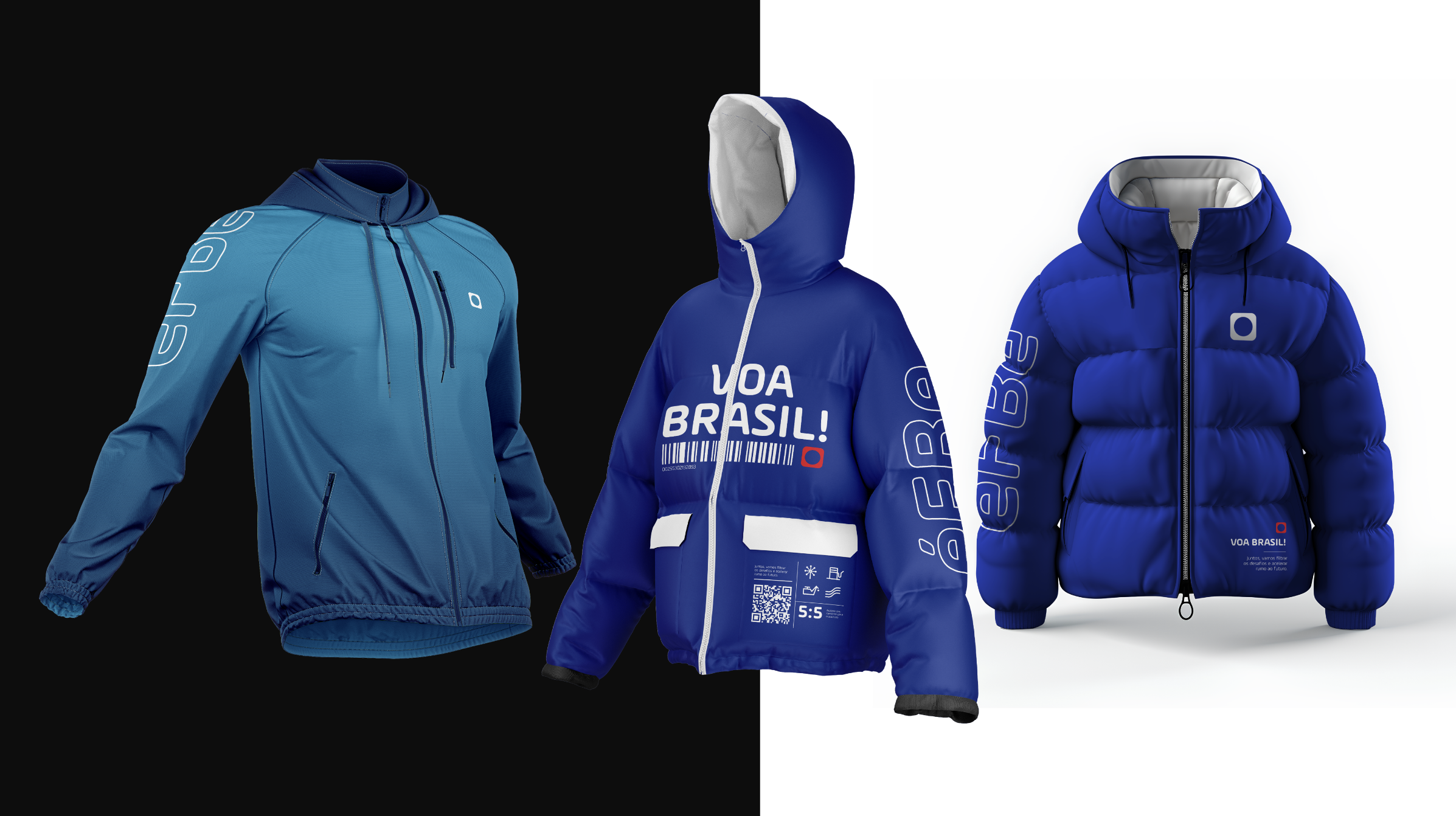 Jaquetas da linha de uniformes
