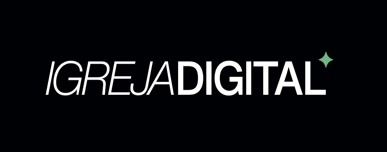 Assinatura IGREJADIGITAL em branco sobre preto