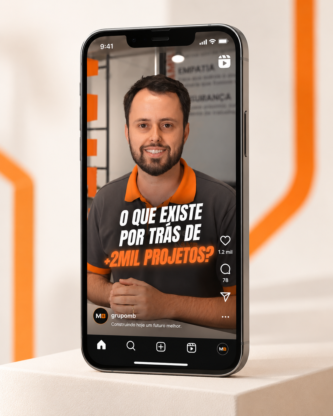Reels com o CEO Guilherme May Lima sobre o que existe por trás de mais de dois mil projetos